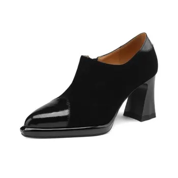 MARINO FABIANI Chunky Heel High Heels 7.8cm Women's Black