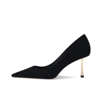Shesrim Slim Heel High Heels 7.5cm Women's Black