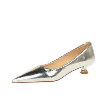 BIGTREE Block Heel High Heels 3.5cm Women's