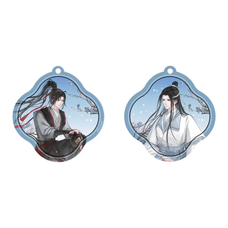 TENGXUNSHIPINCAOCHANGDI Emperor's Smile Collection Wei Wuxian/Lan Wangji Merch Badge Flowing Poppy Keychain Badges-14