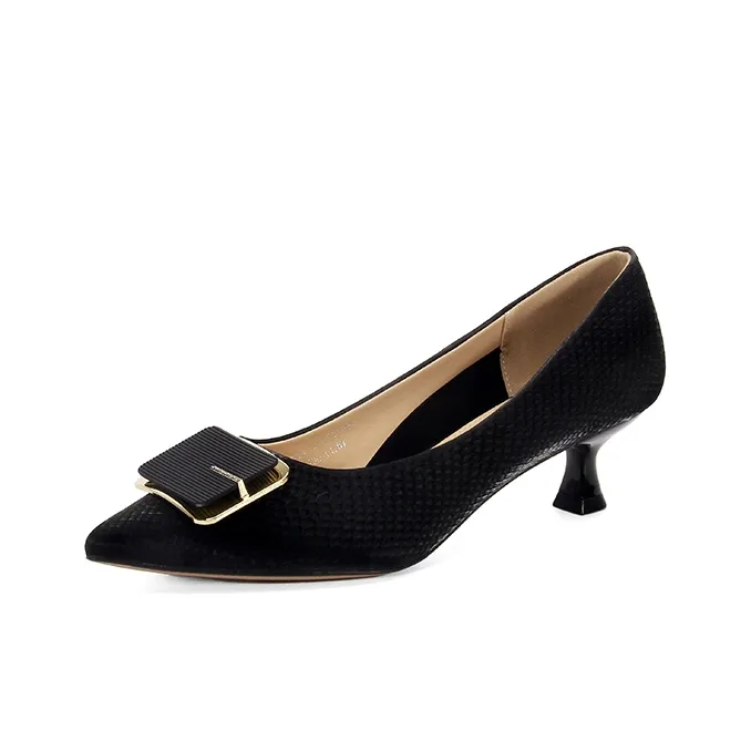 LESELE Chunky Heel High Heels Women's-1