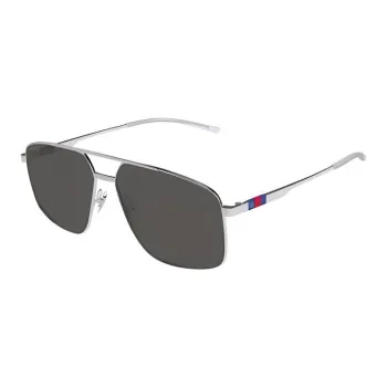 GUCCI Aviator Sunglasses Unisex Silver