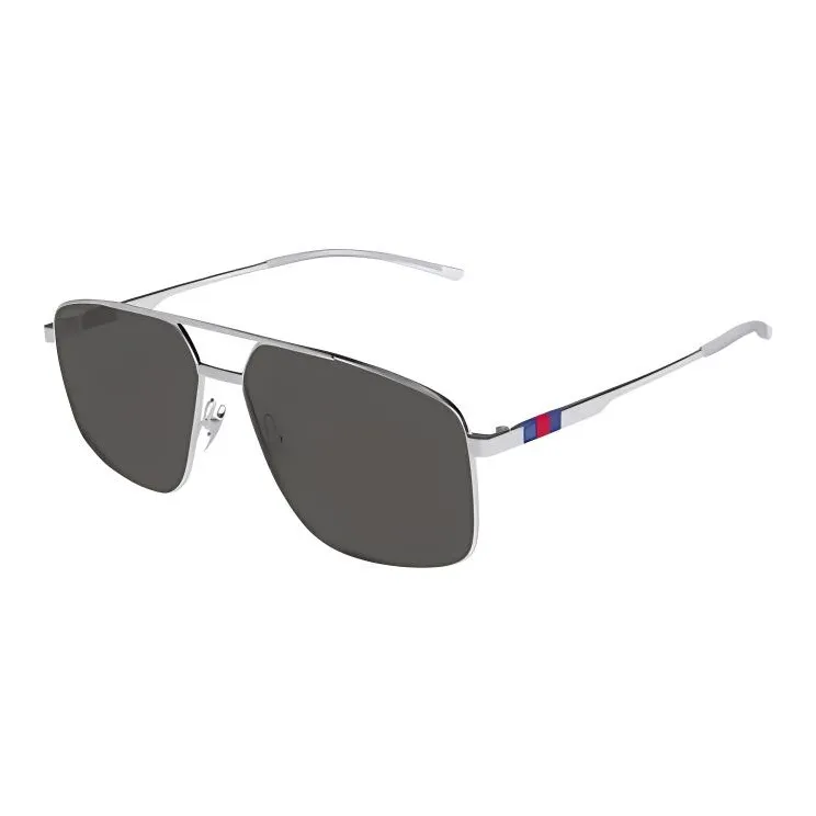 GUCCI Aviator Sunglasses Unisex Silver-0