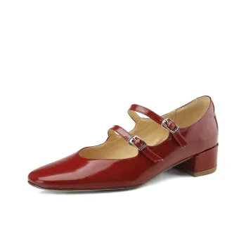 Naiyee High Heels Women's Burgundy/Silver/Ecru