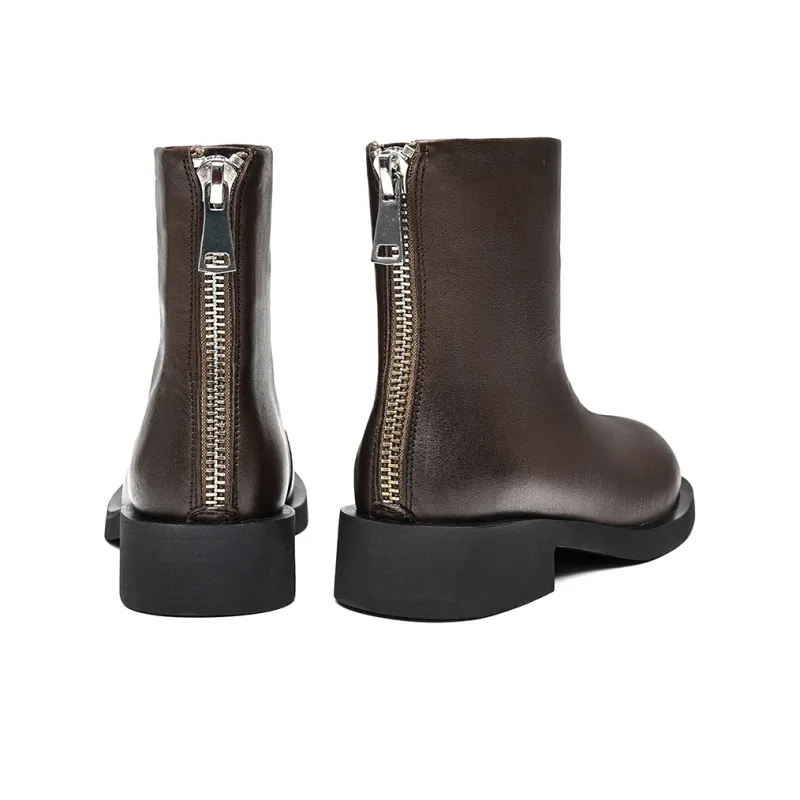EBLAN Ankle Boots Women's Brown-3