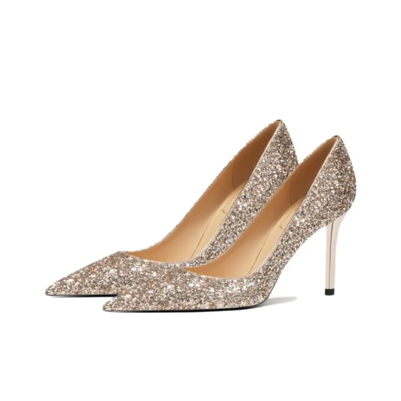 Zubumei Slim Heel High Heels 8cm Women's-4