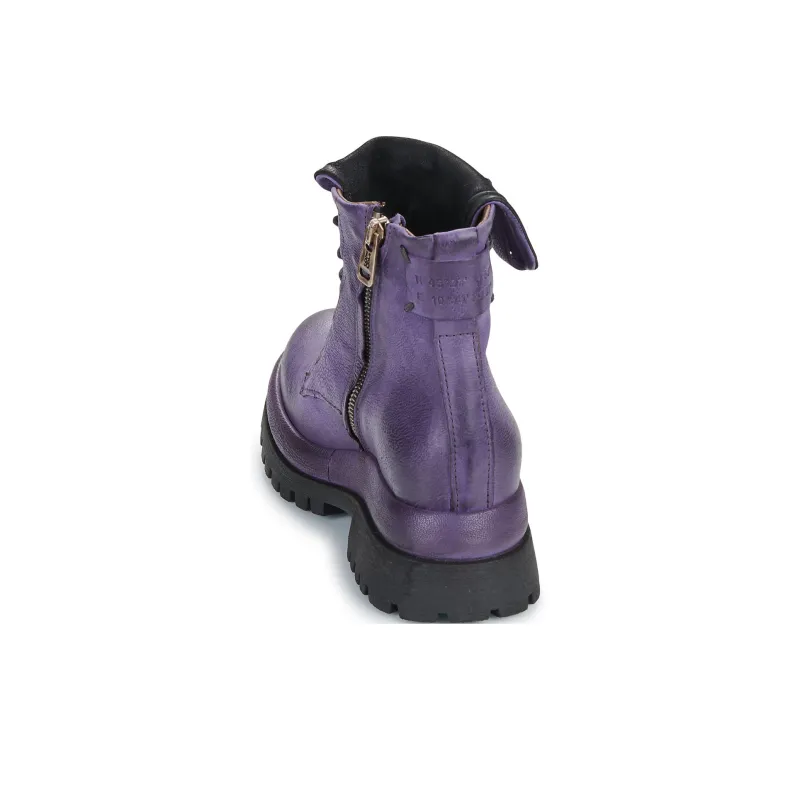 AirStep AS98 Ankle Boots 5cm Women's Purple-4