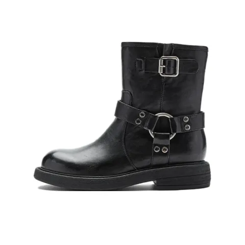 NINE WEST Ankle via Boots Women's Black