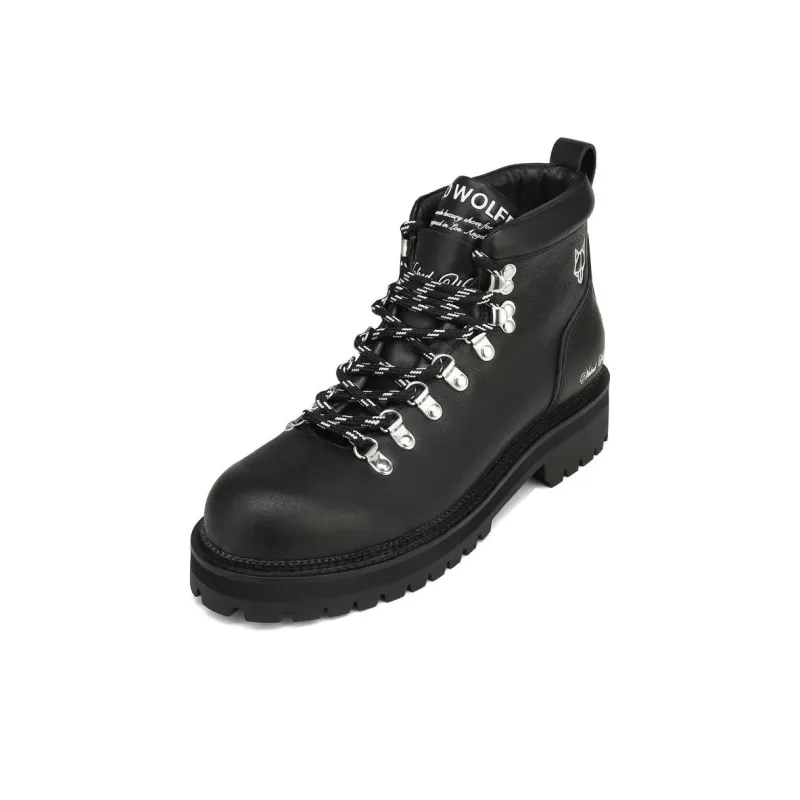 Naked Wolfe Bear Ankle Boots Men's Black-3