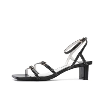 BIUCILI Block Heel Fashion Sandal 4cm Women's Black