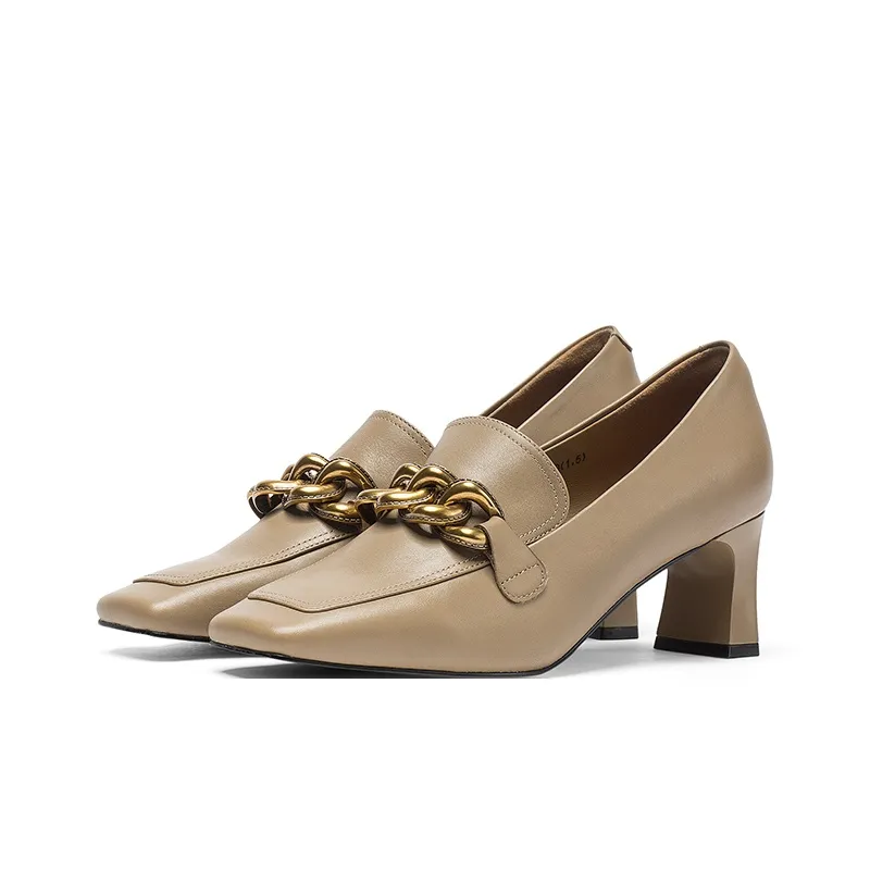 Coup De Foudre Block Heel High Heels 5.5cm Women's-7