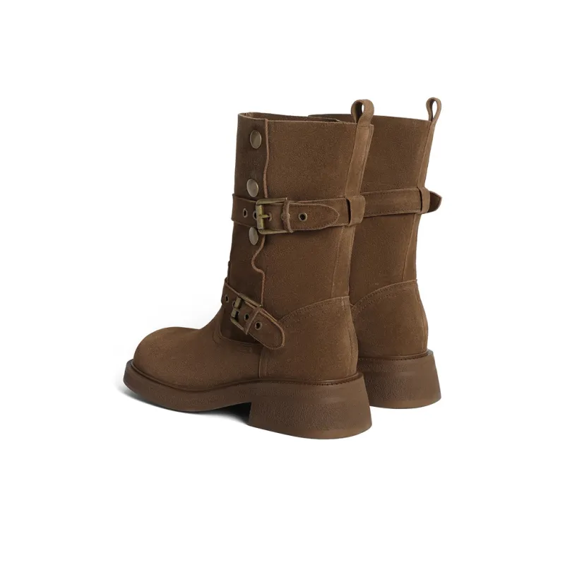 Senda Ankle Boots Women's Khaki-5