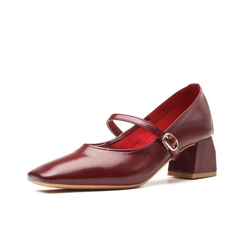 YAFEI XUANYU Chunky Heel High Heels 5cm Women's-20