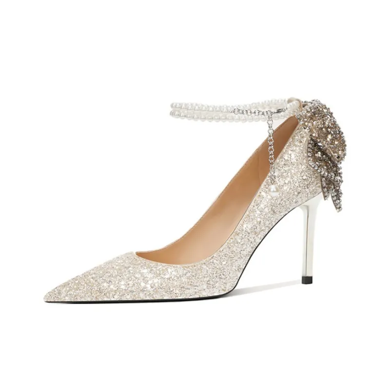 MCKP Slim Heel High Heels 8cm Women's-0