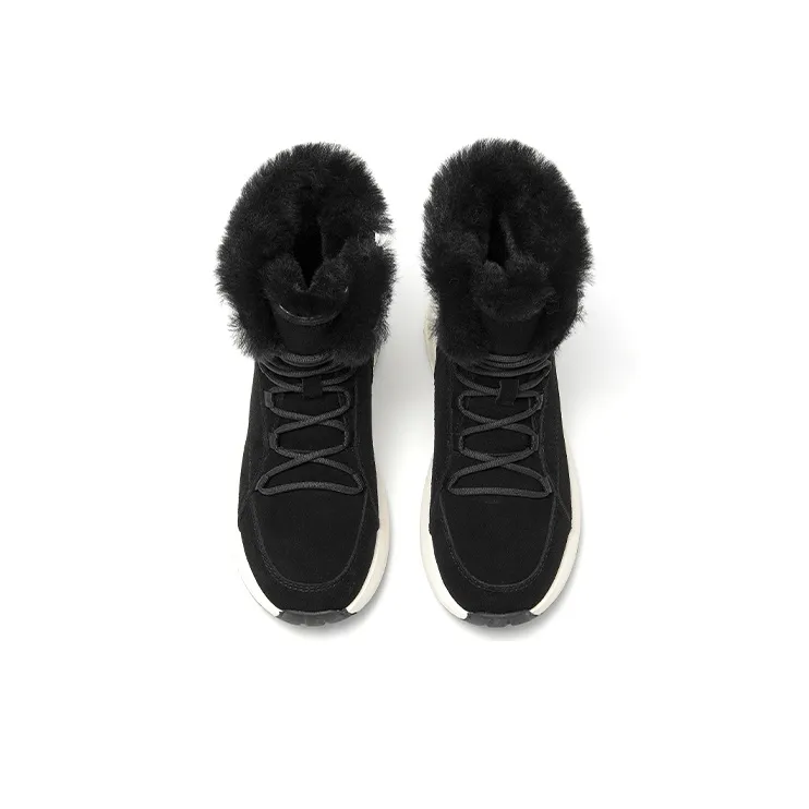 Beau Today Wear-Resistant Short Mid-Calf Snow Boots Women's-4