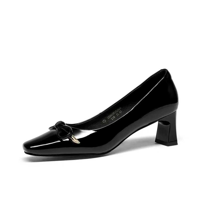GOLDLION Chunky Heel High Heels Women's-1