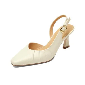 PT'SON Flared Heel High Heels Women's