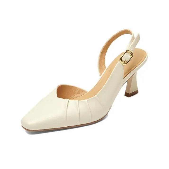 PT'SON Flared Heel High Heels Women's-0