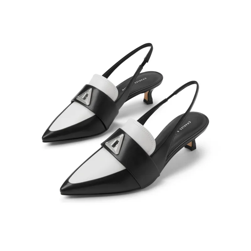 CHARLES&KEITH Cone Heel High Heel Sandal 4.7cm Women's-4