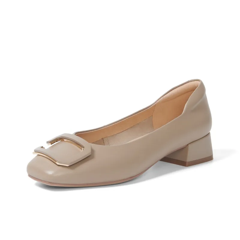 PT'SON Chunky Heel High Heels Women's-12