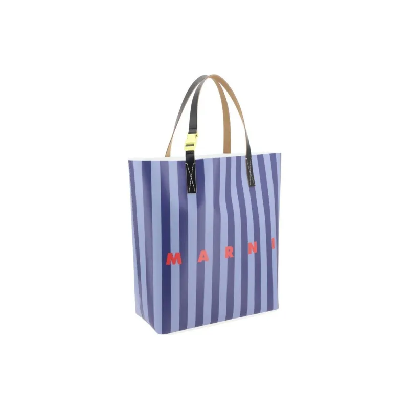 MARNI Striped Tote Bag-1
