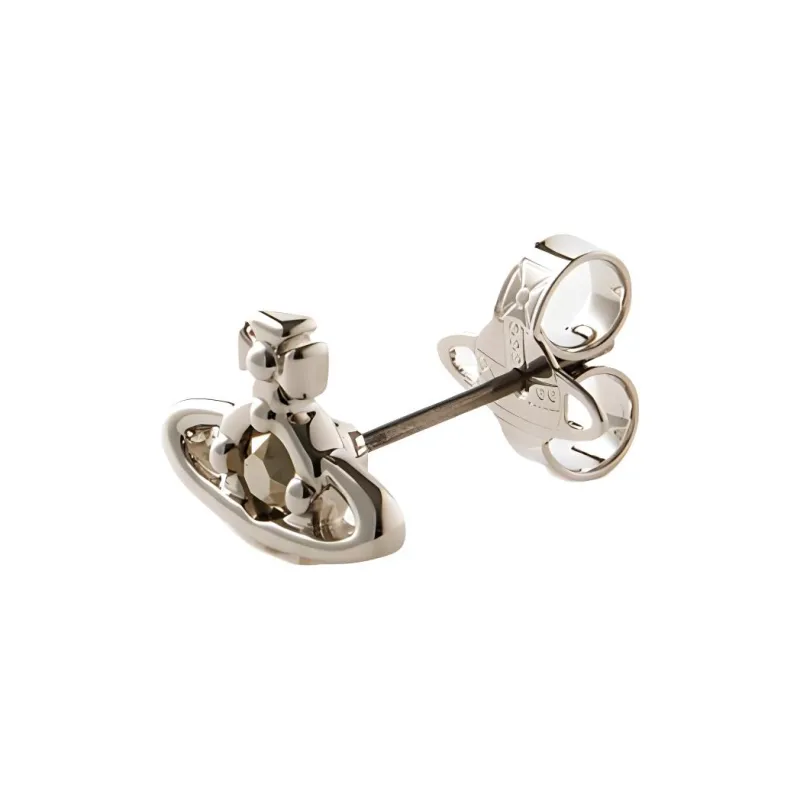Vivienne Westwood Brass Earrings Unisex Silver, Single-1