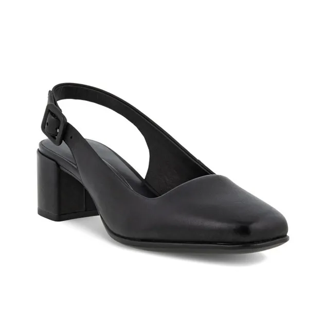Ecco Body Shaping Collection Chunky Heel Beach Sandals Women's Black-1