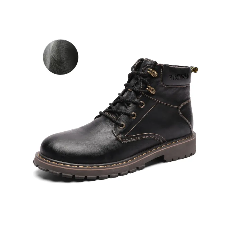 Eminu Martin Boots Men Black/Gray-13