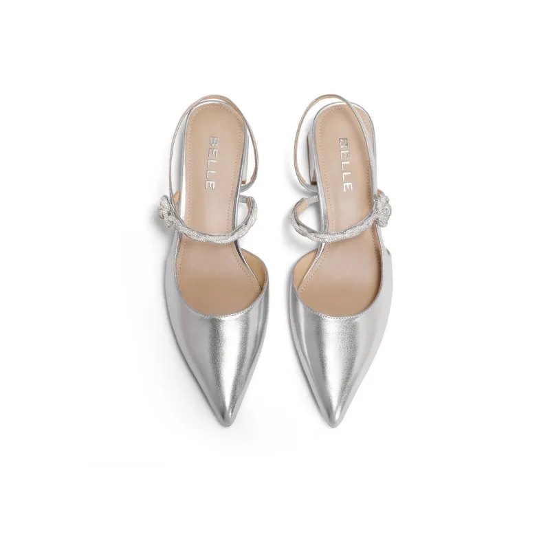 BELLE Block Heel High Heels 4.5cm Women's-2