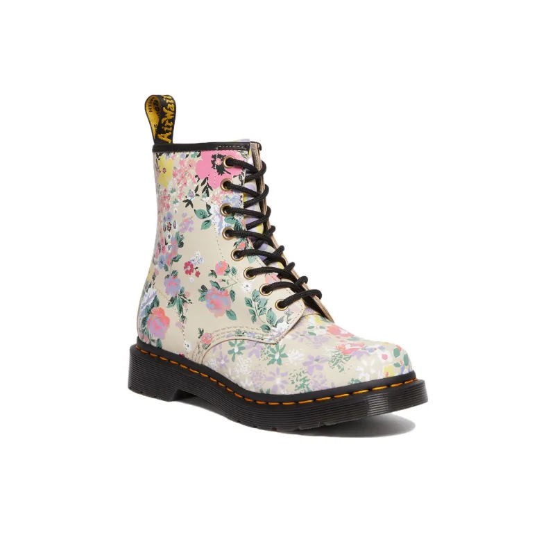 Dr.Martens 1460 Short Martin Boot Women's Beige-1