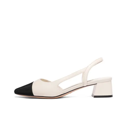 BELLE Block Heel High Heels 4cm Women's
