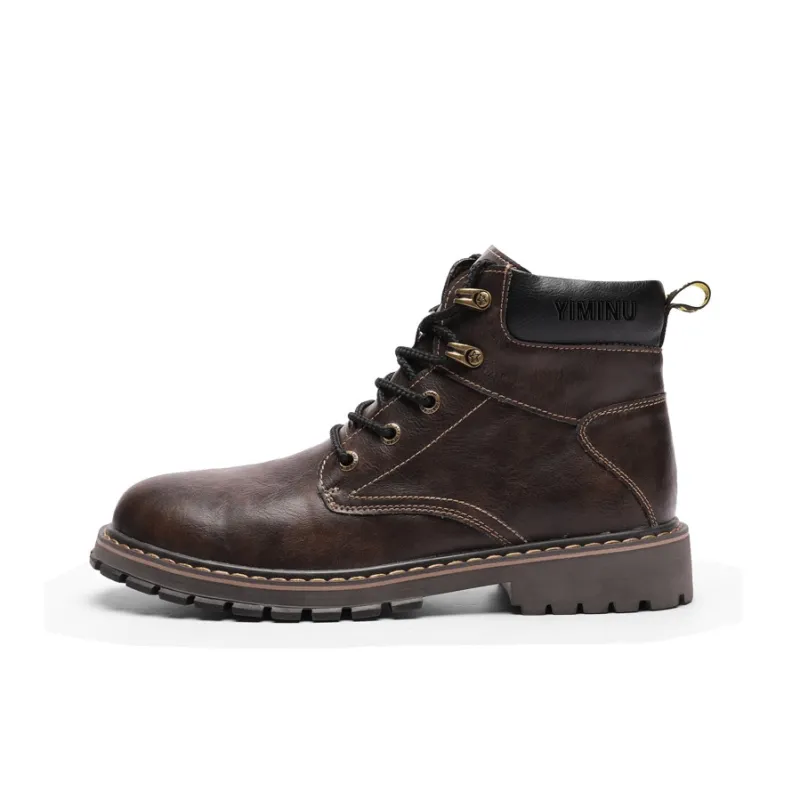 Eminu Martin Boots Men Black/Gray-8