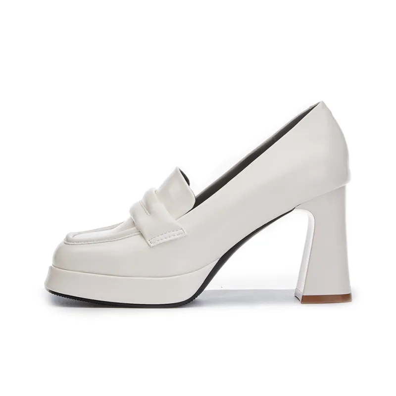 POOQ Chunky Heel High Heels Women's-0