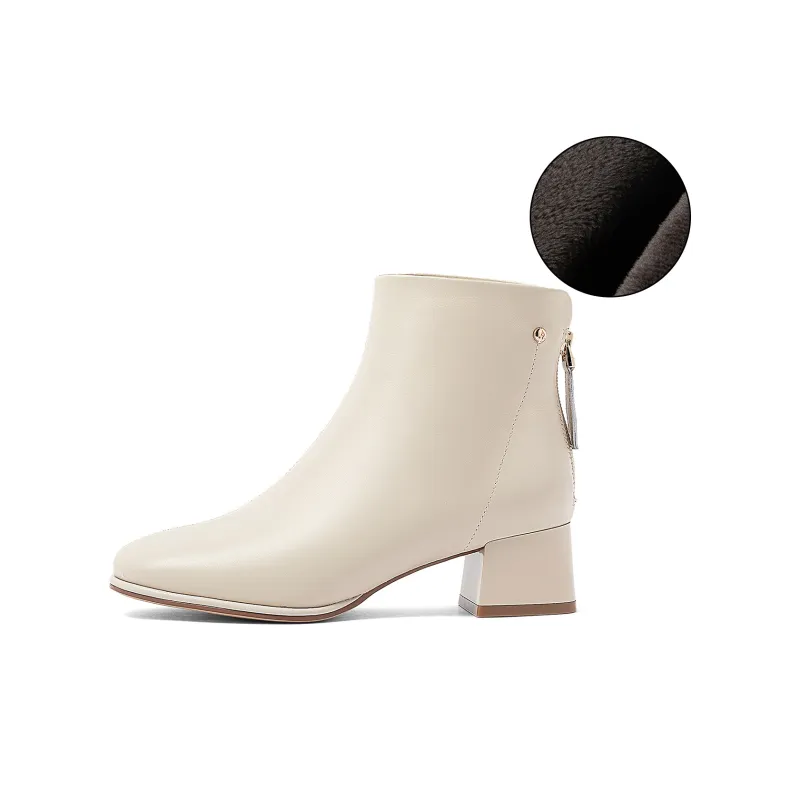 COMELY Ankle Boots Women's Black/Ecru-12
