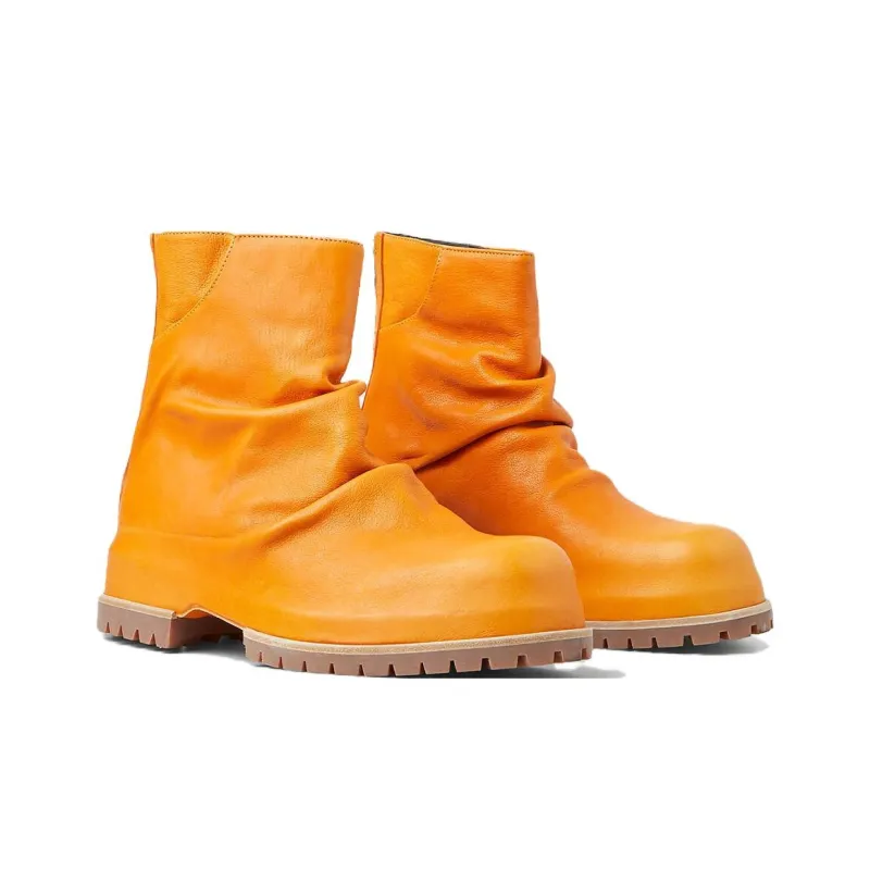 424 Fashion Ankle Boots Men's Orange-2
