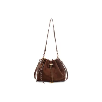 Yalu PU Suede Material Shoulder Bag Regular Women's Multicolor