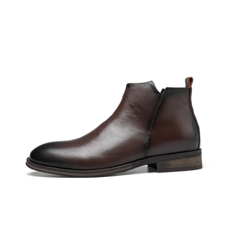 PARDASAUL Ankle Boots Men Black/Brown-19