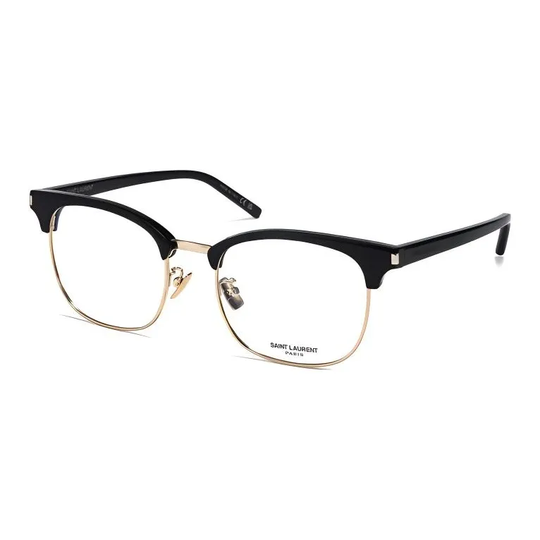 SAINT LAURENT Plate Frame Square Eyeglass Frames Unisex-2