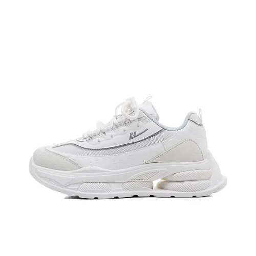 WARRIOR Chunky Sneakers Women's Low Top Gray