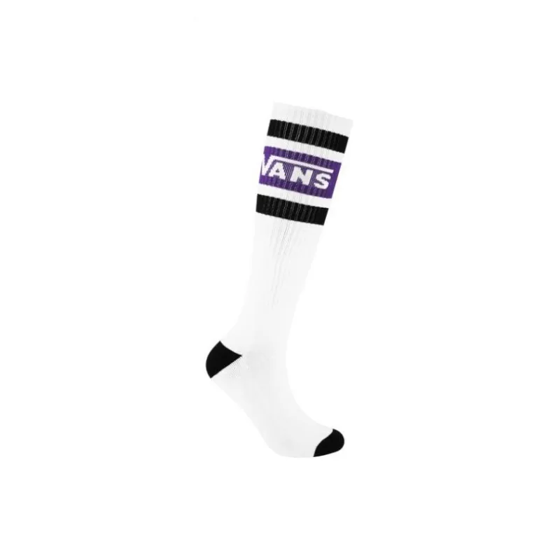 Vans Mid-Calf Socks Men's 1 Pack Black White-1