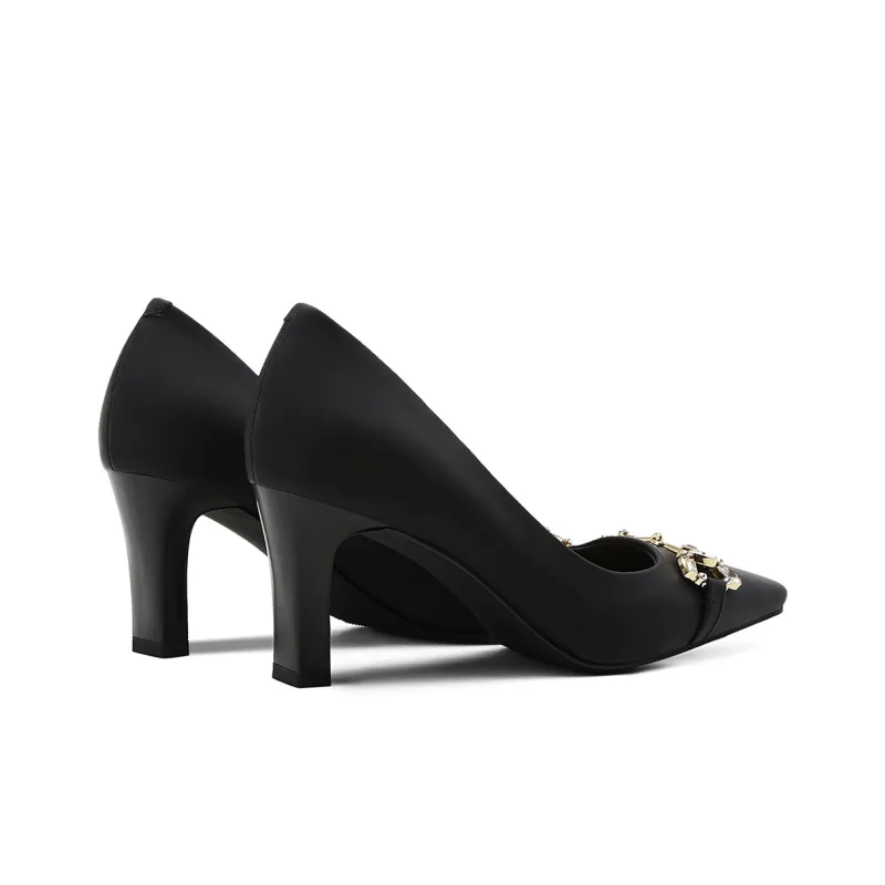 BOSSSUNWEN Chunky Heel High Heels 7cm Women's-2