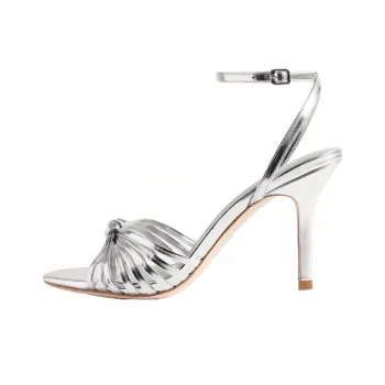 Loeffler Randall Strap Sandals Women's Silver