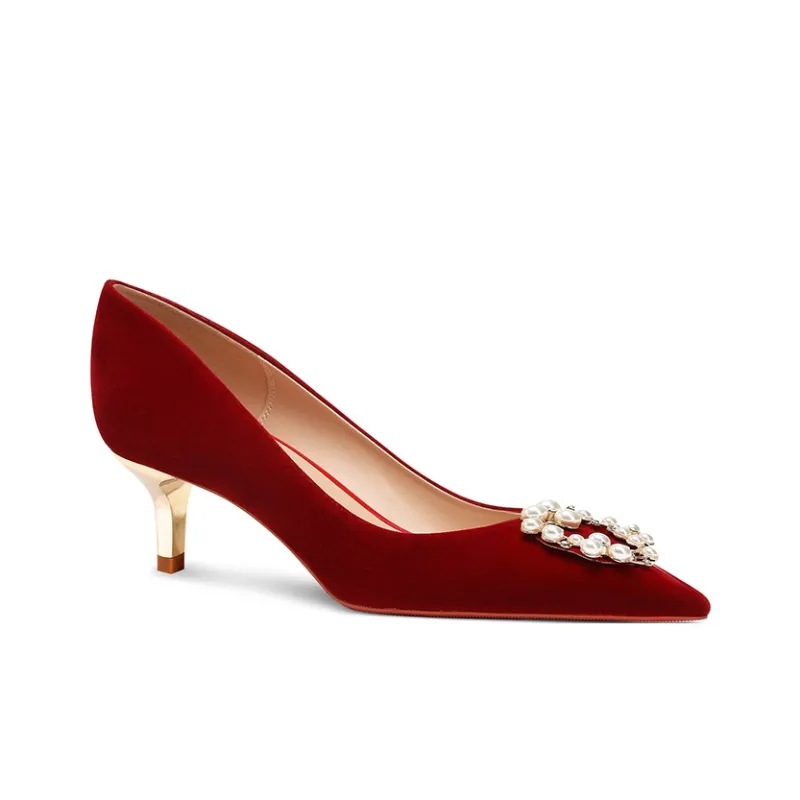 MEIAI Slim Heel High Heels 6.5cm Women's-9