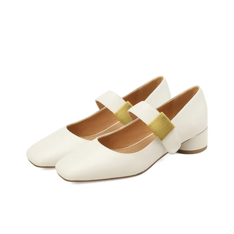 Naiyee Block Heel High Heels 3.5cm Women's-10