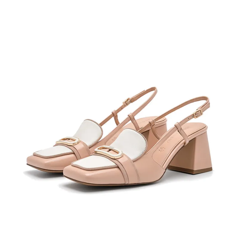 PEDRO Chunky Heel High Heels 6cm Women's-11
