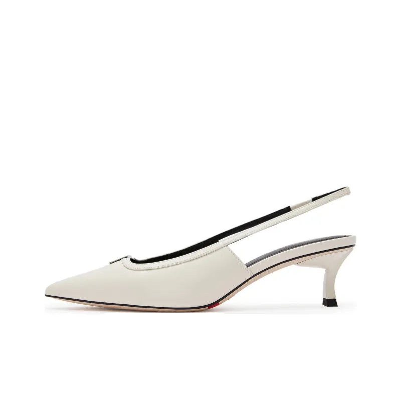 Staccato Monica Flared Heel Pointed Toe High Heels 6cm Women's-12