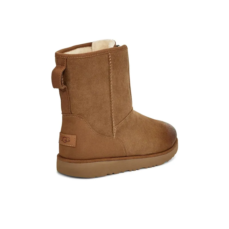 UGG Classic Short Front Zip Boot 'Chestnut'-3