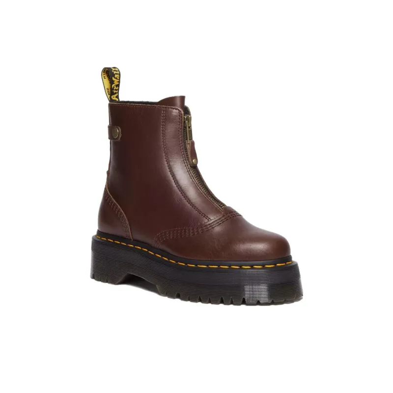 Dr.Martens Jetta Platform Boots 'Dark Brown' Women's-1