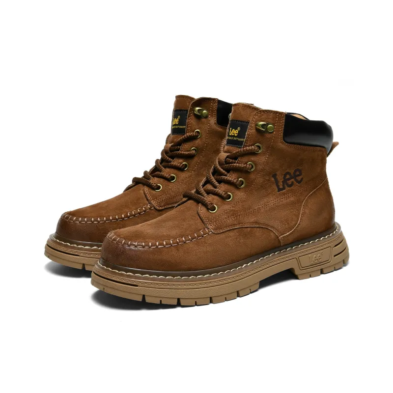 Lee Yellow Boots Vintage Trendy Martin Boot Men's-8