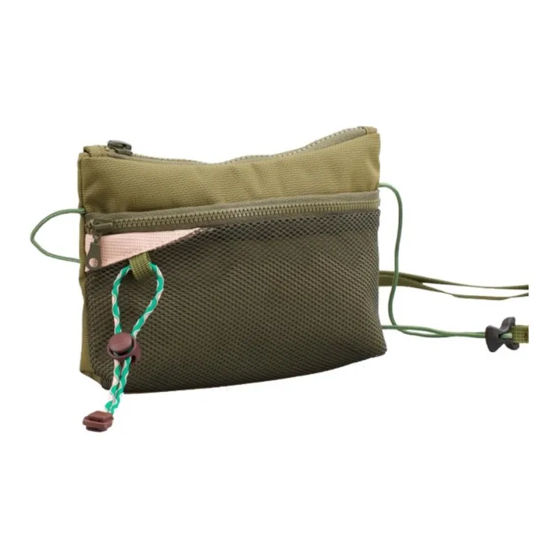 HELIUYUZHOU Polyester Shoulder Bag Small Size Unisex Green-1